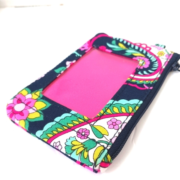 VERA BRADLEY 2014 Petal Paisley & 2015 Marrakesh Card Holders Like New 14U14Me - Picture 7 of 12